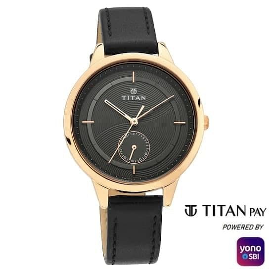 Titan Raga Viva Rose Gold Dial Metal Strap Watch